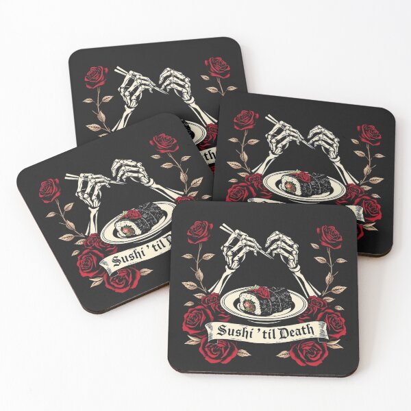Item preview, Sushi 'til Death – Funny Dark Humor Japanese Food Lover Design designed and sold by Sparkofart07.