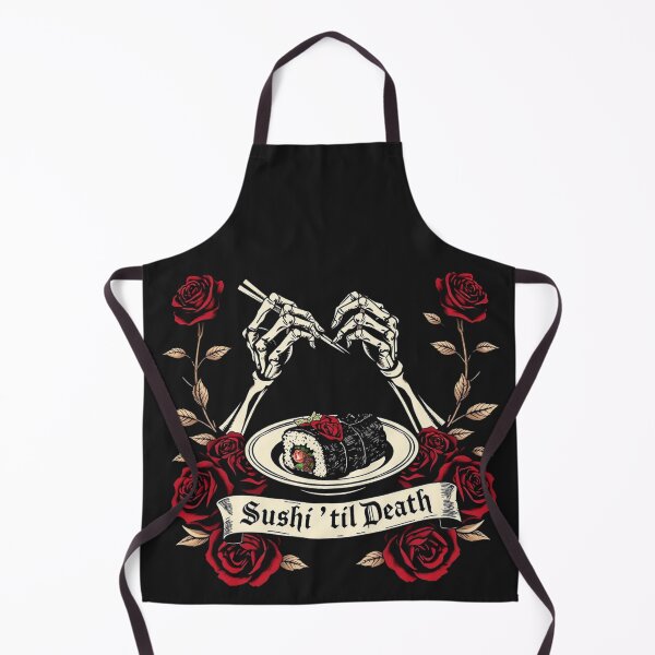 Item preview, Sushi 'til Death – Funny Dark Humor Japanese Food Lover Design designed and sold by Sparkofart07.