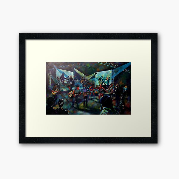 Helping the Hawkesbury - supporting live music Venues Framed Art Print