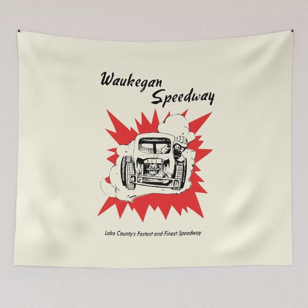 Item preview, Waukegan Speedway, Lake County's Fastest and Finest speedway. designed and sold by retropetrol.