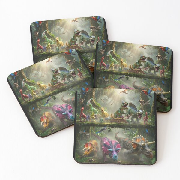Item preview, Dinos in the Jungle designed and sold by IngenuityDesign.