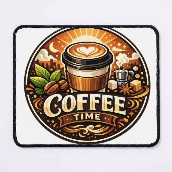 Item preview, Coffee time! designed and sold by Theweirdwarehouse.