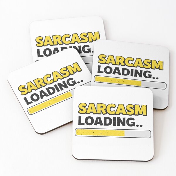 Item preview, Sarcasm Loading - Funny Minimal Quote Design designed and sold by TTStudio.