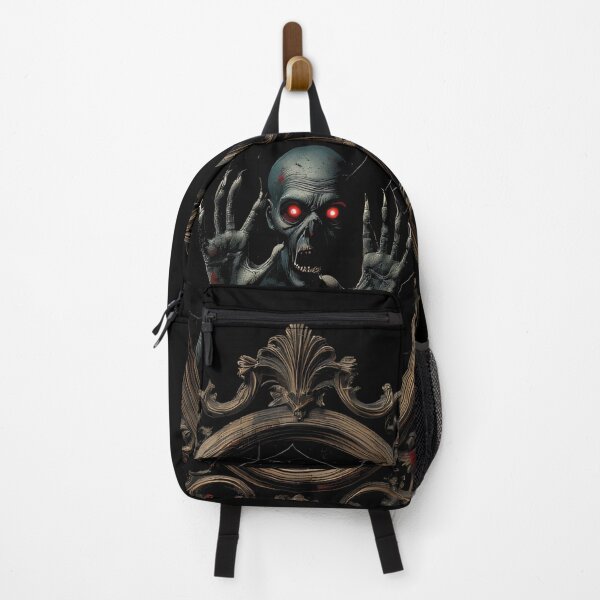 Item preview, Demon Mirror Reflection Horror Art (BLACK) designed and sold by MorbidDreams.