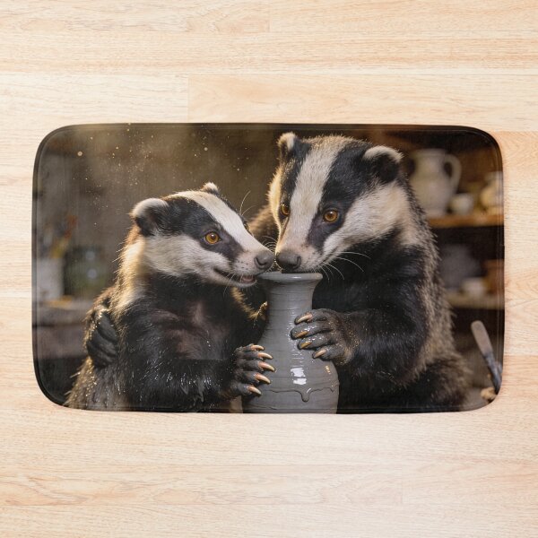 Item preview, Badgers Ghost It Up at Pottery Wheel designed and sold by Tridentulus.