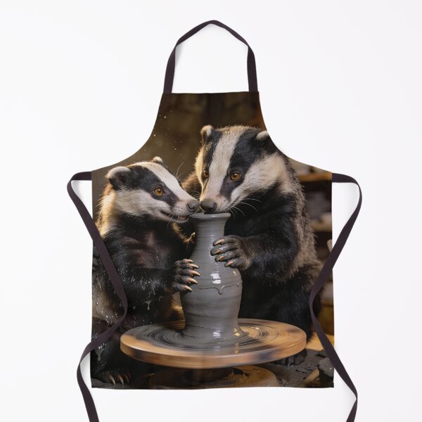 Item preview, Badgers Ghost It Up at Pottery Wheel designed and sold by Tridentulus.