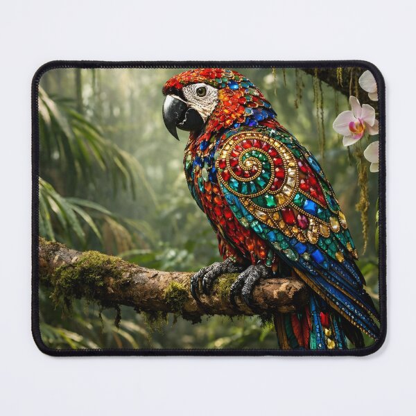 Item preview, Gemstone Parrot designed and sold by RocketAiCat.