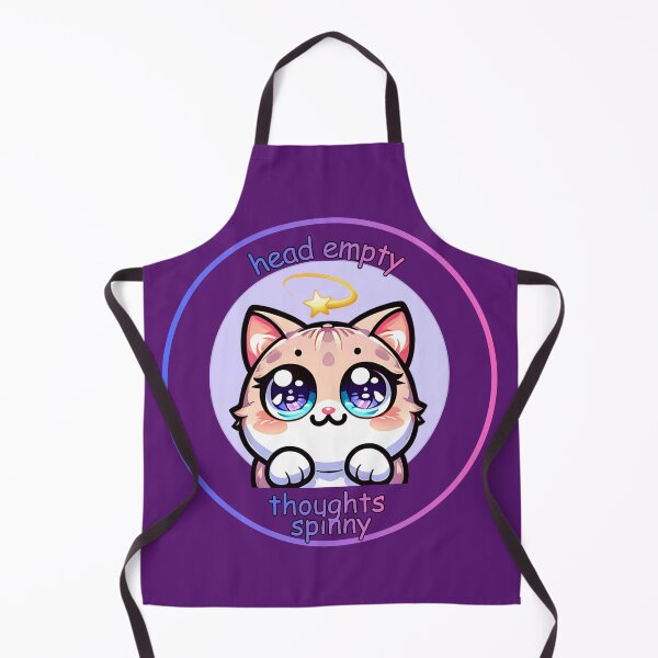 Item preview, Head Empty, Thoughts Spinny - Kawaii Cat Mood designed and sold by Feliciano3.