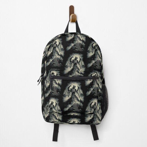 Item preview, Skeleton Demon Horror Art – Dark Fantasy Creature (BLACK) designed and sold by MorbidDreams.