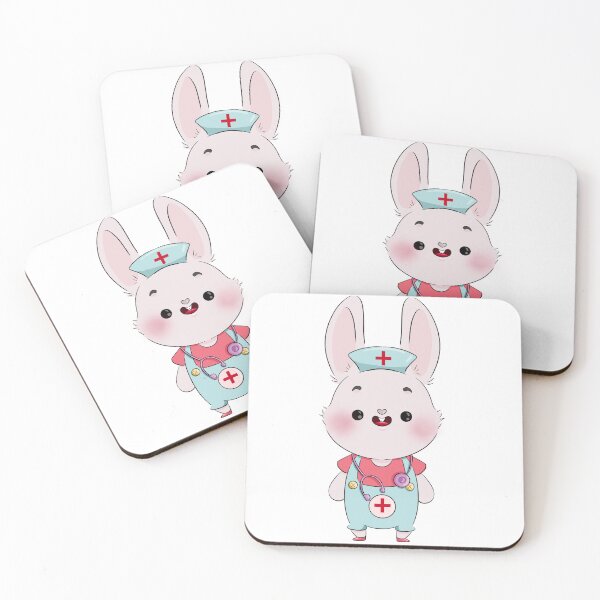 Item preview, Cute Nurse Bunny designed and sold by sankura.