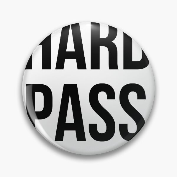 Item preview, Hard Pass Funny Minimalist Quote designed and sold by MoodOffline12427.