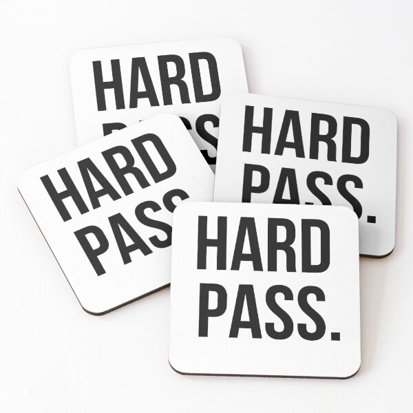 Item preview, Hard Pass Funny Minimalist Quote designed and sold by MoodOffline12427.