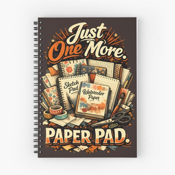 Item preview, Just One More Paper Pad – Scrapbooking & Art Supplies Lover Design designed and sold by blankTeeShirt.