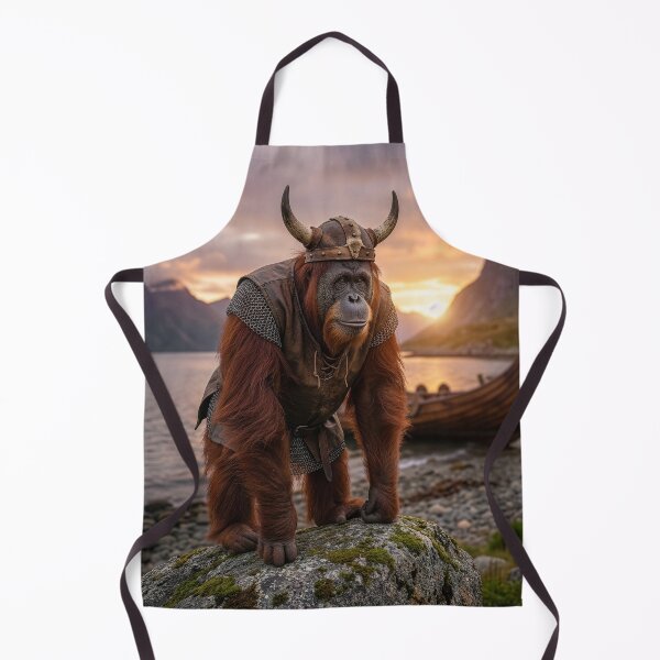 Item preview, Landlubbers Blench as Viking Orangutan Hits the Shore designed and sold by Tridentulus.