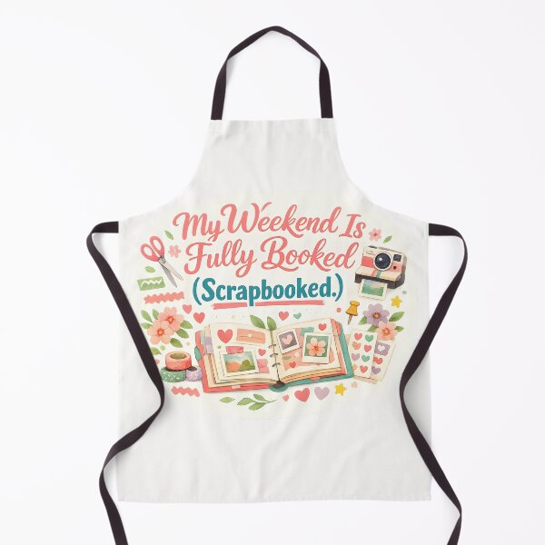 Item preview, My Weekend Is Fully Booked (Scrapbooked) – Cute Scrapbooking Lover Design designed and sold by blankTeeShirt.