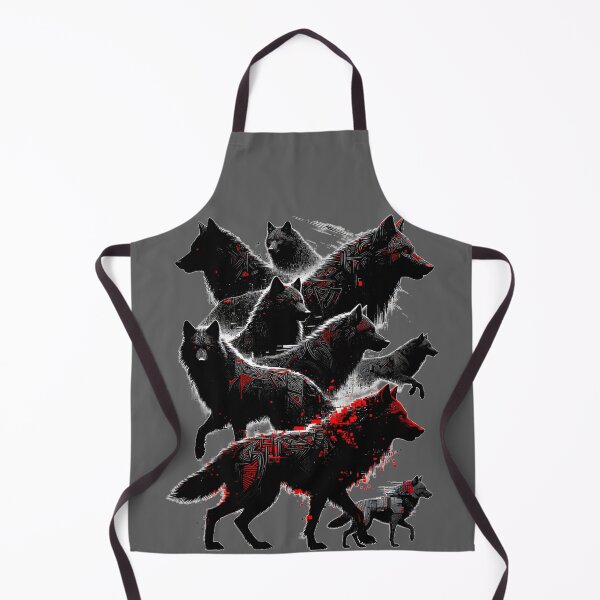 Item preview, Neo-Tribal Glitch Wolf Pack designed and sold by TommySpark.