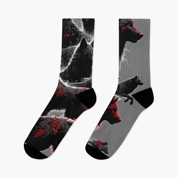 Item preview, Neo-Tribal Glitch Wolf Pack designed and sold by TommySpark.