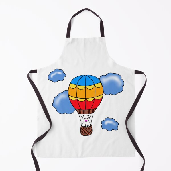 Item preview, Whimsical Cow In A Hot Air Balloon designed and sold by Sartoris Art.