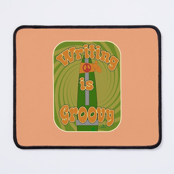 Item preview,  Groovy Hippie Pen Funny Author Art designed and sold by mytshirtfort.