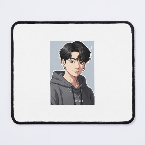 Item preview, jungkook anime sticker designed and sold by MagicArmy.