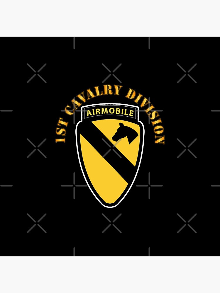 Army - 1st Cavalry Division SSI w Airmobile Tab