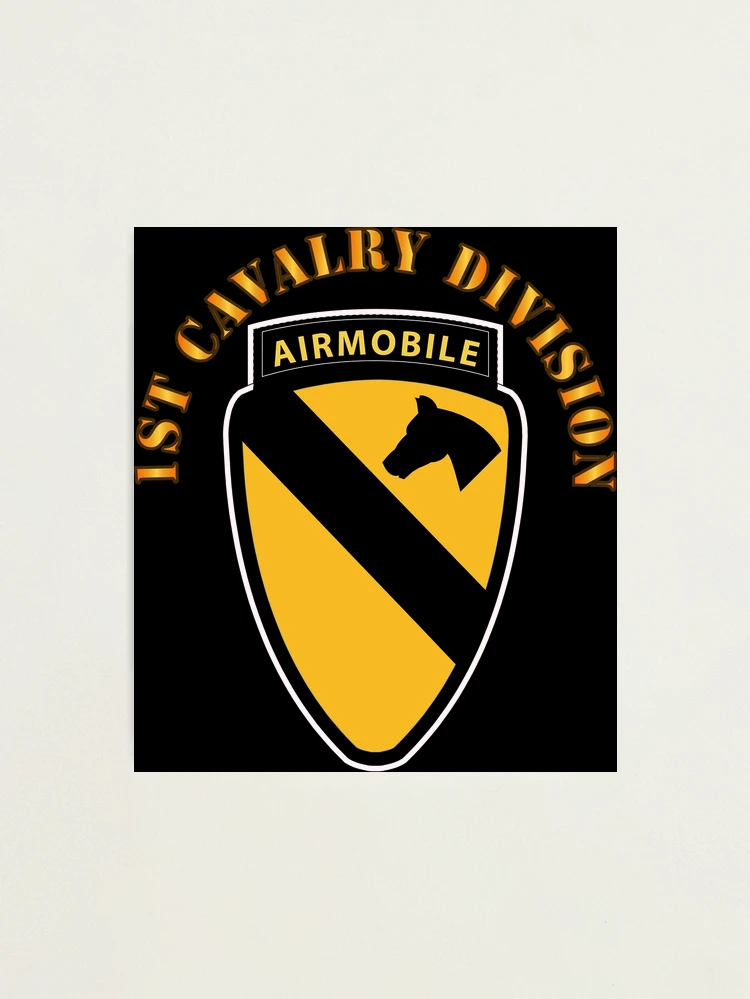 Army - 1st Cavalry Division SSI w Airmobile Tab