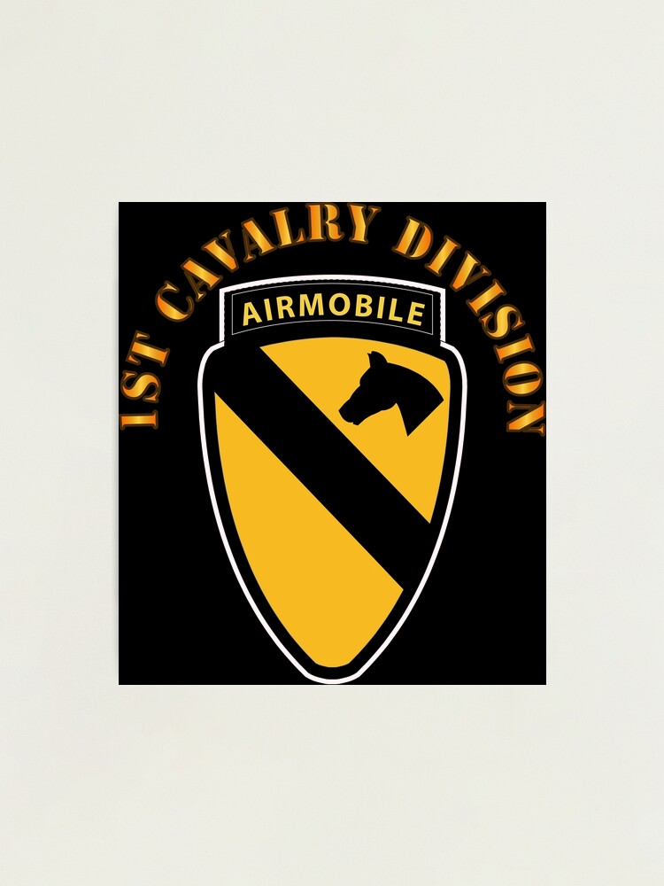 Army - 1st Cavalry Division SSI w Airmobile Tab
