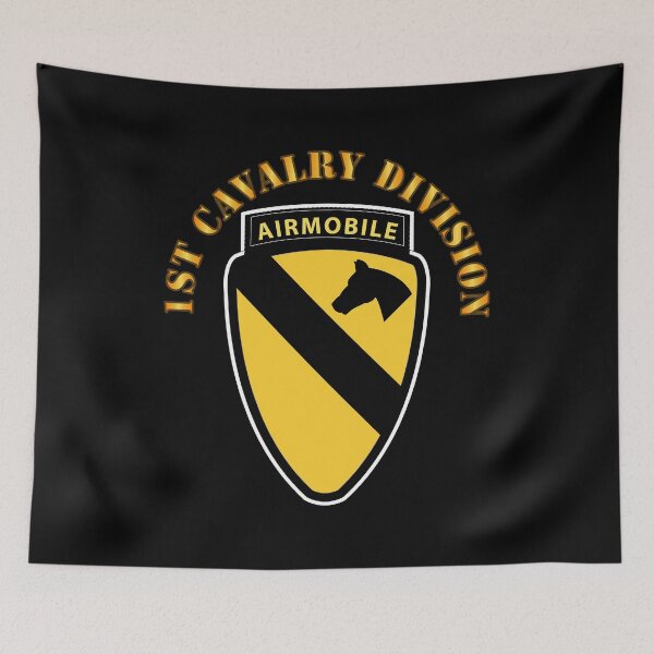 Item preview, Army - 1st Cavalry Division SSI w Airmobile Tab designed and sold by Military Insignia Products.