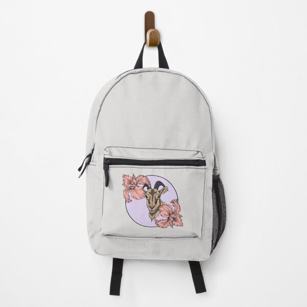 Item preview, Minimalistic goat with flowers designed and sold by Pamelarts.