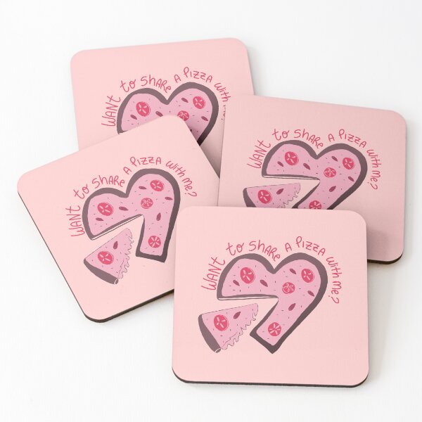 Item preview, Pink love  | Pizza illustratrion designed and sold by chicadelosrulos.