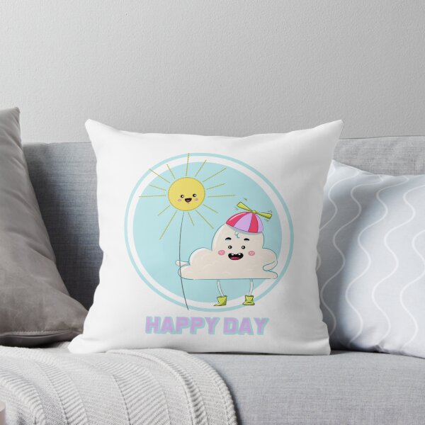 Item preview, Happy Day Cute Cloud designed and sold by sankura.