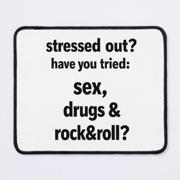Item preview, Stressed out? Try Rock & Roll Attitude designed and sold by ZHYLETTA RUDE CULTURE.
