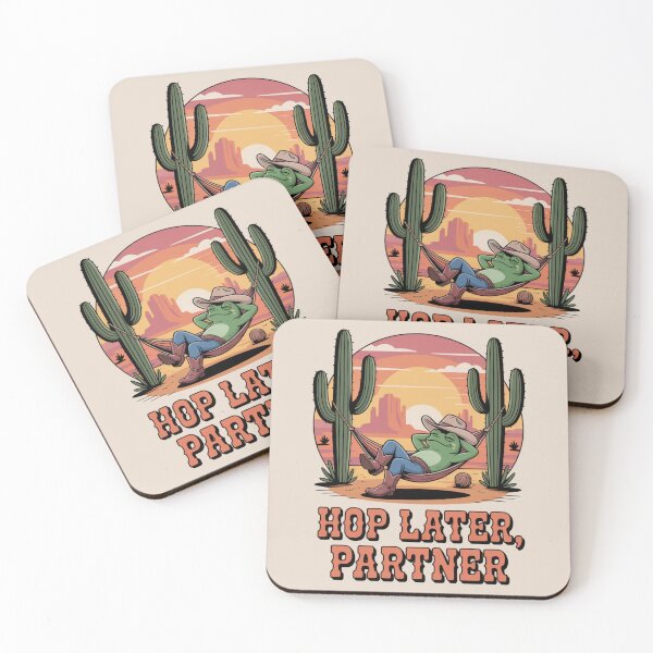 Item preview, lazy western frog - frog cowboy - kawaii frog - cute frog - funny frog - western frog - cowboy frog - sleepy frog - lazy frog - frog lover - cute cowboy - wild west humor - western humor designed and sold by JansenGS.