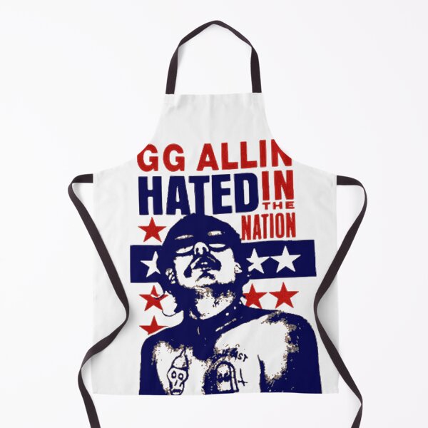 Item preview, GG Allin Hated In The Nation Scum Punk Rock Art designed and sold by Cat-butt-shirts.