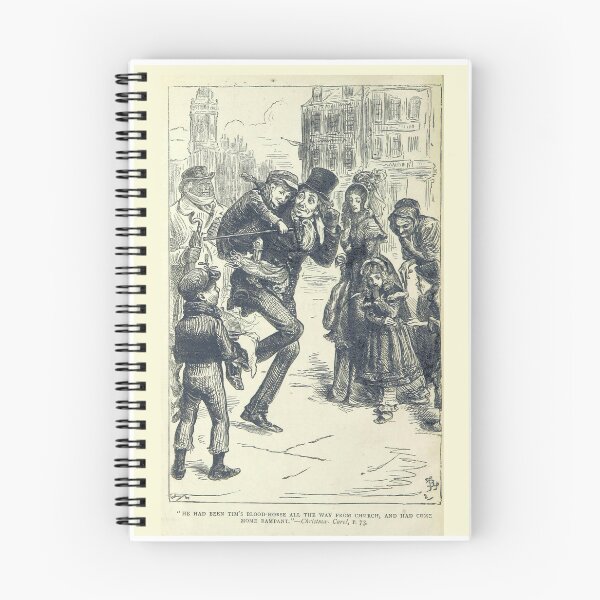 Item preview, "Bob Cratchit and Tiny Tim" Vintage Cover of "A Christmas Carol" by Charles Dickens" (1886) designed and sold by Douglas E. Welch Design and Photography.
