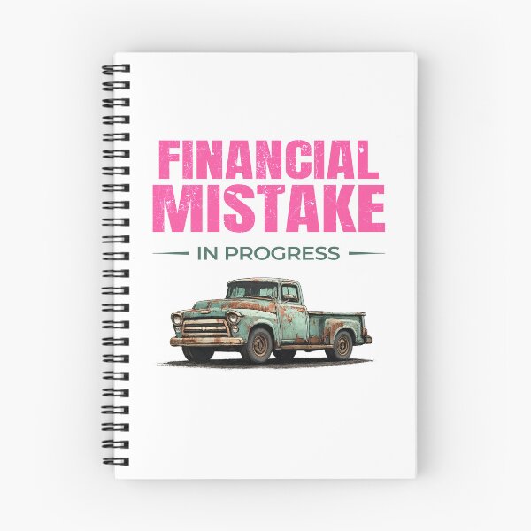 Item preview, Financial Mistake in Progress – Retro rusty pickup edition designed and sold by TomoMadeIt.