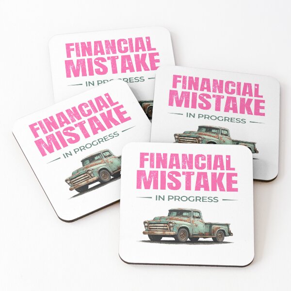 Item preview, Financial Mistake in Progress – Retro rusty pickup edition designed and sold by TomoMadeIt.