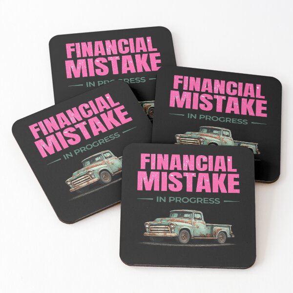 Item preview, Financial Mistake in Progress – Retro rusty pickup edition designed and sold by TomoMadeIt.