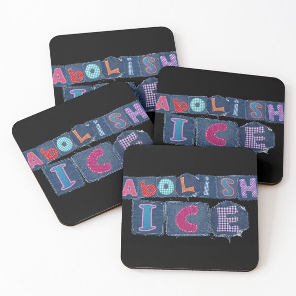 Item preview, abolish ICE_denim patches designed and sold by quinnhopp.