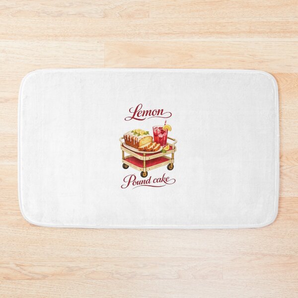 Item preview, Lemon Pound Cake & Cranberry Lemonade – Vintage Dessert Trolley Art designed and sold by Fabrifrank.