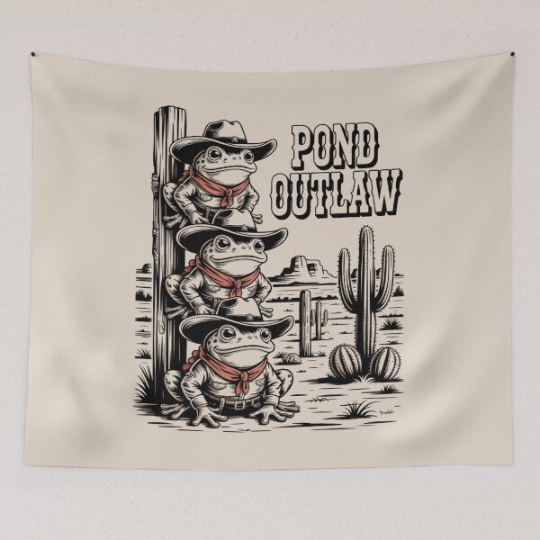 Item preview, lazy western frog - kawaii animal - chibi frog - desert cowboy - cartoon frog - frog t-shirt - cute western - funny western - ranch humor - cowboy aesthetic - adorable frog - animal cowboy  designed and sold by JansenGS.