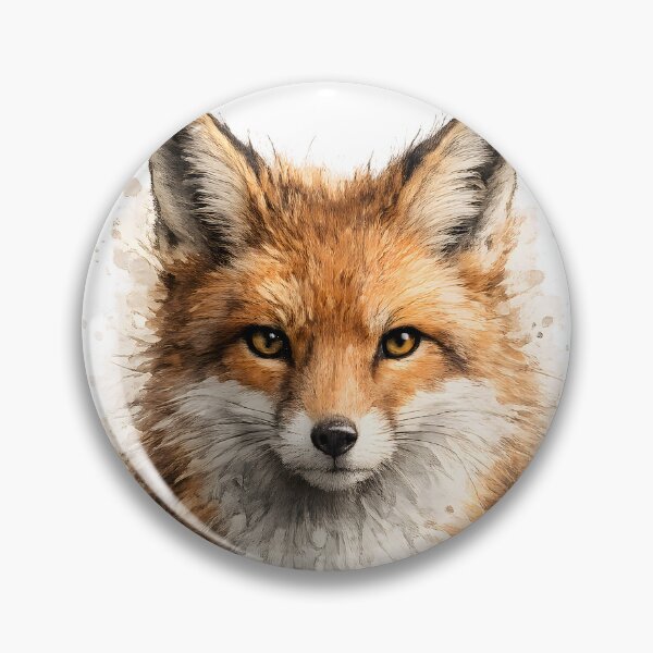 Item preview, Majestic Fox Portrait Modern Animal Art designed and sold by giachem99.