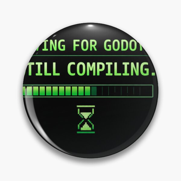 Item preview, Waiting For Godot Still Compiling Shirt – Funny Programmer Tee – Godot Engine Developer Humor designed and sold by Obinne.