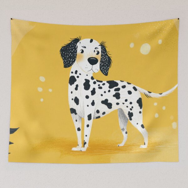 Item preview, Adorable dog on bright bg designed and sold by anytka.