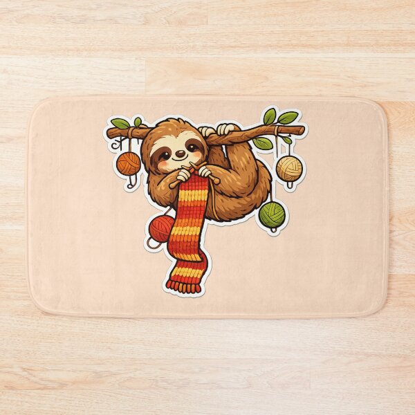 Item preview, Knitting Sloth  designed and sold by Iail Ioa.