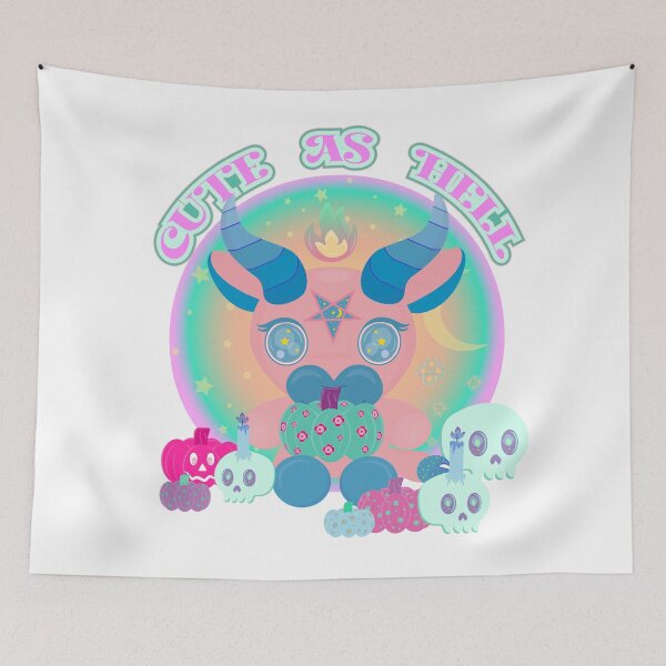 Item preview, Rainbow Cute Baphomet designed and sold by lapinmoon.