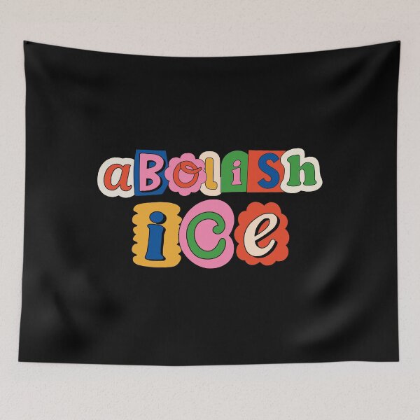 Item preview, Abolish ice cutout 1 designed and sold by quinnhopp.