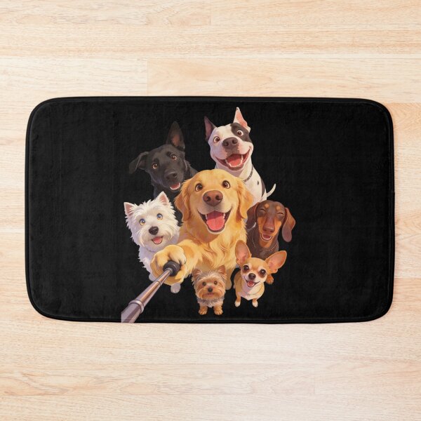 Item preview, Happy Dogs Selfie Group Portrait — Dog Lover Gift designed and sold by Zippy Creation.
