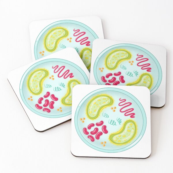 Item preview, Colorful Petri Dish Microbes designed and sold by sankura.