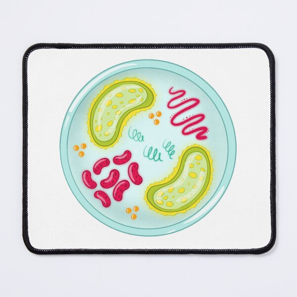 Item preview, Colorful Petri Dish Microbes designed and sold by sankura.